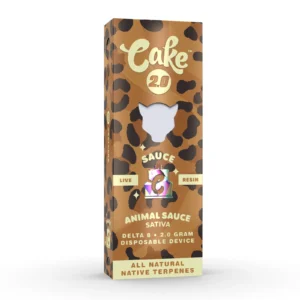 Cake Animal Print Live Resin Delta-8 Disposable Vape 2g