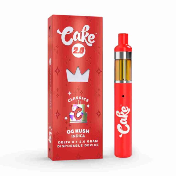 Cake Delta 8 Disposable Vape Pen OG Kush 2g