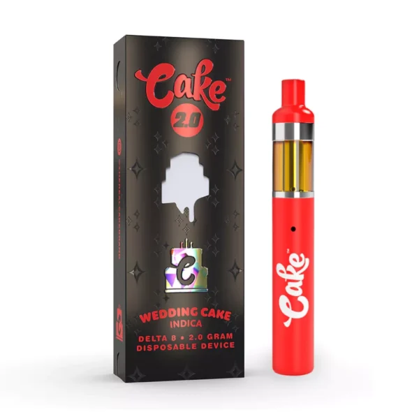 Cake Wedding Cake Delta-8 Disposable Vape Pen 2g 3 reviews