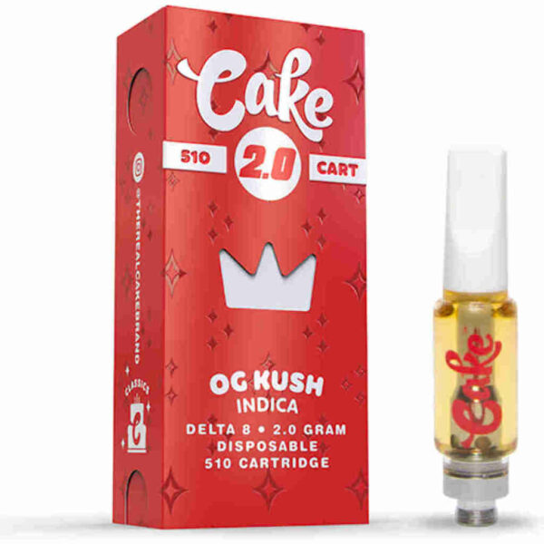 Cake Delta-8 510 Vape Cartridges 2g OG Kush